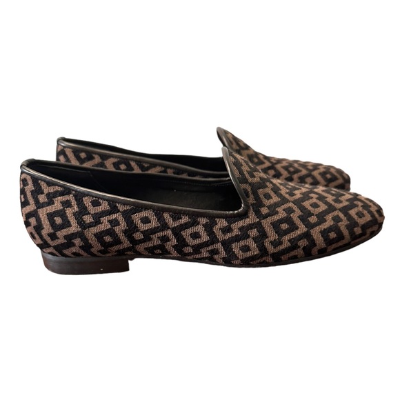 Ramon Tenza Shoes - Ramon Tenza Geometric Print Loafer Flats Size 8.5N